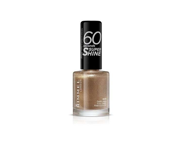 Rimmel 60 Seconds Super Shine Nail Polish 8ml Darling