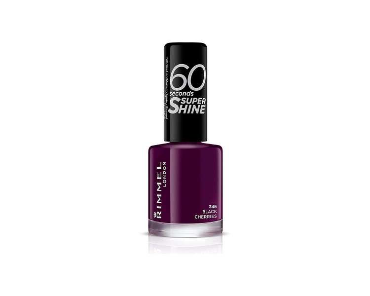 Rimmel 60 Seconds Super Shine 8ml - Black Cherries