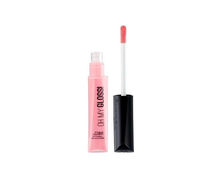 Rimmel London Oh My Gloss! 160 Stay my rose 6.5ml - Lip Gloss for Women Pink, With Glitter