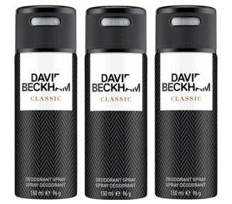 David Beckham Classic Men's Deodorant Anti-Perspirant Body Spray 150ml