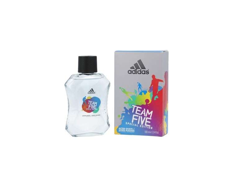 Adidas Team Five Aftershave 3.4oz 100ml Splash