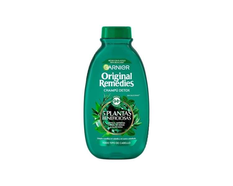 Garnier Original Remedies Shampoo with Green Tea and 5 Plants for Normal Hair 300ml