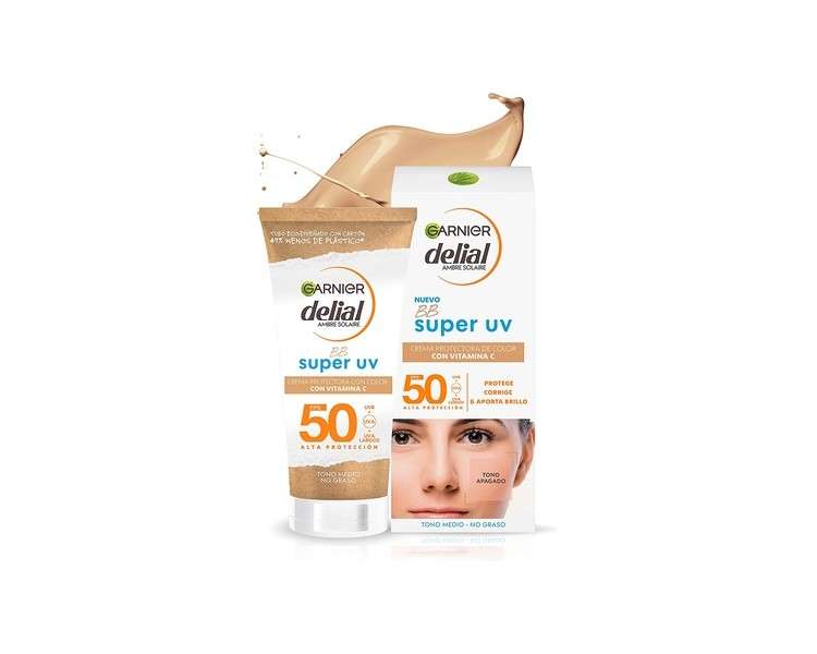 Garnier Delial BB Sun Cream 5 in 1 Sun Protection Cream SPF 50 50ml