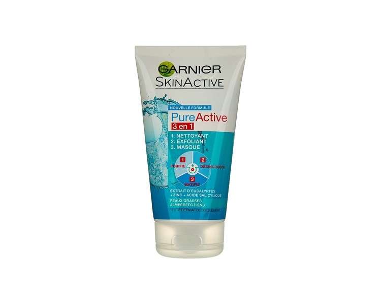 Garnier Pure Active Face Cleanser 3 in 1 Peeling Mask
