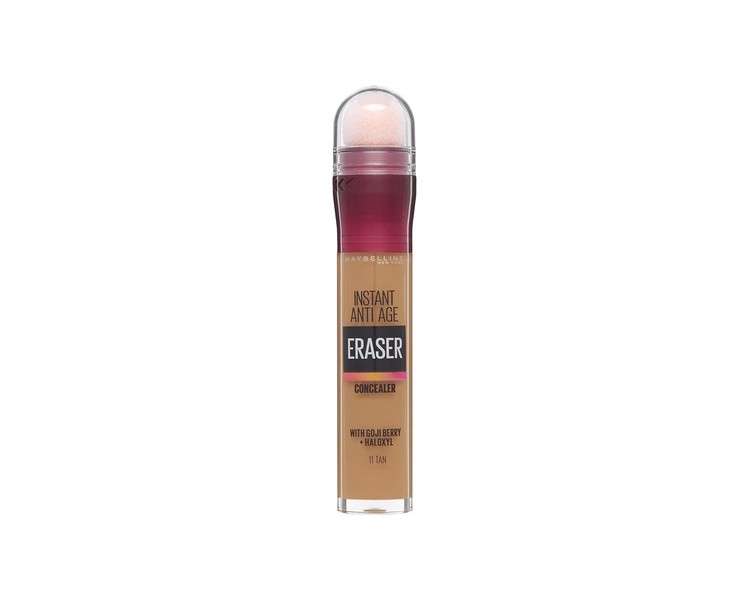 Maybelline Instant Anti Age Eraser Eye Concealer Dark Circles and Blemish Concealer 11 Tan