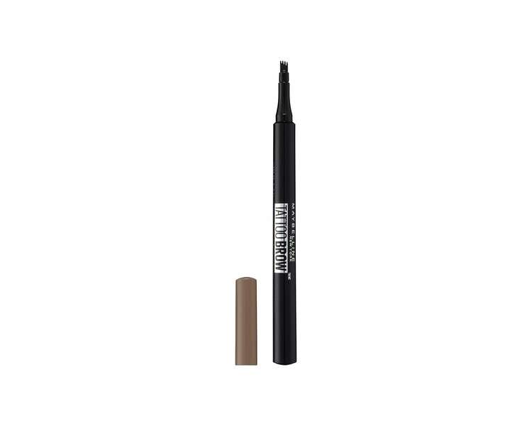 Maybelline Tattoo Brow Micro Eyebrow Microblading Eyebrow Pen Tint Deep Brown 6g