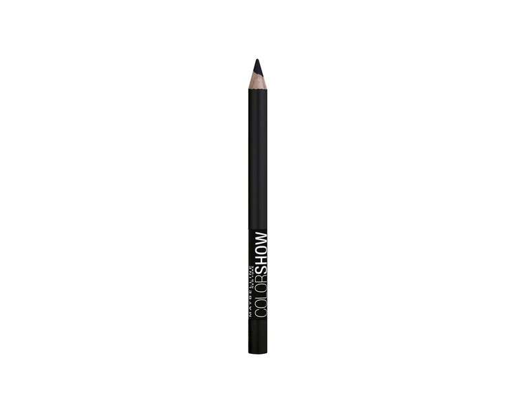 Maybelline Color Show Crayon Khol Eyeliner Pencil Number 100 Ultra Black