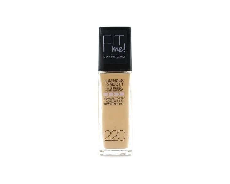 Maybelline Fit Me Luminous & Smooth Foundation 220 Natural Beige 30ml