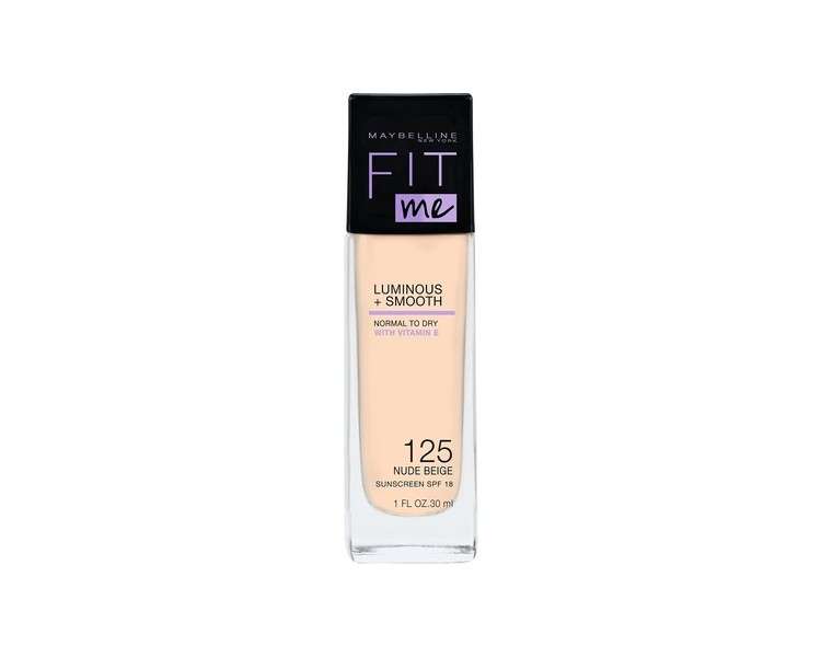 Maybelline Jade Fit Me Liquid Foundation 30ml 125 Nude Beige