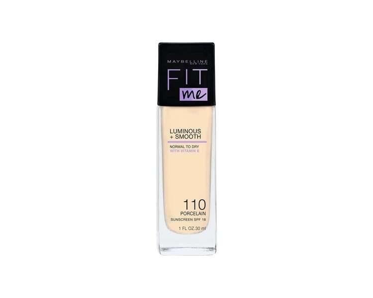 Maybelline Fit Me Luminous + Smooth Foundation 110 Porcelain 30ml