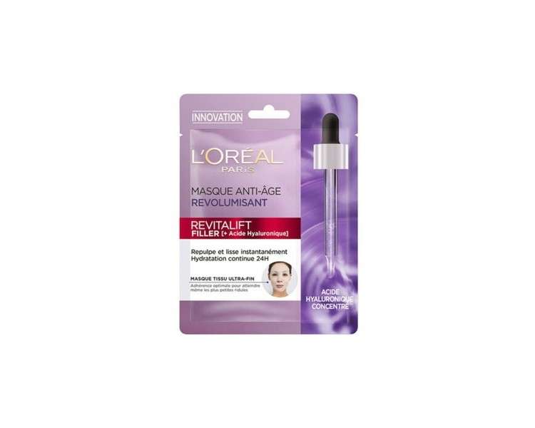 L'Oreal Paris Skin Expert Revitalift Filler Hyaluronic Acid Tissue Mask