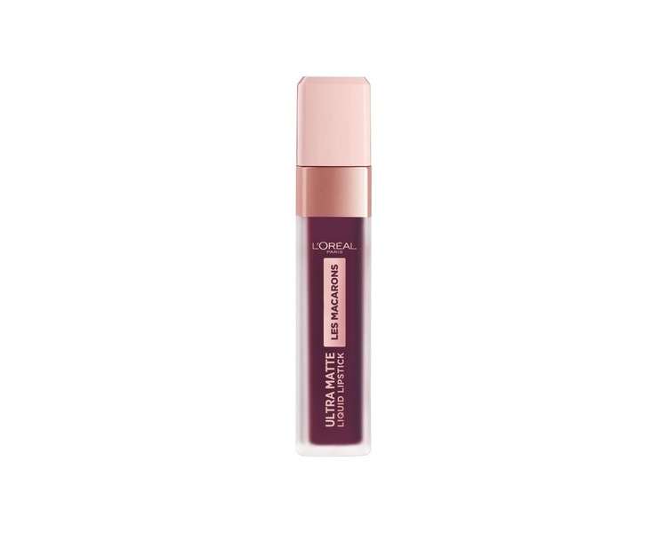 L'Oreal Paris Les Macarons Matte Liquid Lipstick 830 Blackcurrant Crush 31g