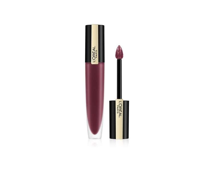 L'Oreal Paris Rouge Signature Matte Liquid Lipstick Up to 24 Hour Colour 103 I Enjoy Purple 7ml