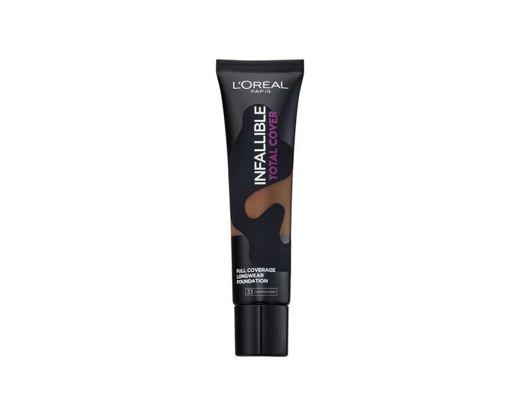 L'Oreal Paris Infallible Total Cover Foundation Number 33 Cappuccino