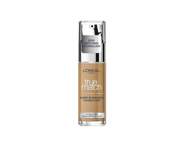 L'Oréal Paris True Match Liquid Foundation 30ml, 8W Golden Cappucino