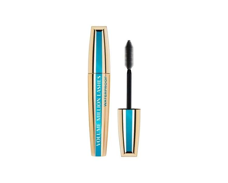 L'oreal Volume Million Waterproof Mascara for Women10.2 ml Black