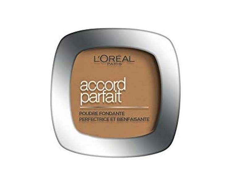 L'Oréal Paris - Accord Parfait Powder - 7D / W - Mattifying face powder with a Natural result - 9g