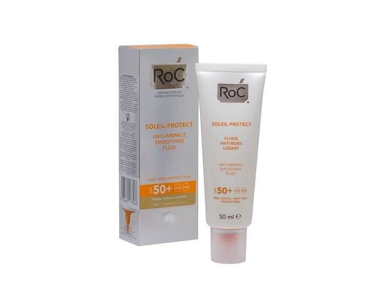 RoC Soleil-protect Anti-wrinkle Smoothing Fluid SPF 50 Face 50ml
