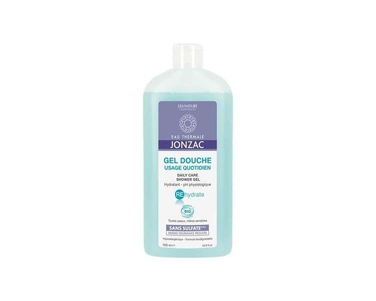 Eau Thermale Jonzac Organic Cosmetic Rehydrate Daily Care Shower Gel 500ml