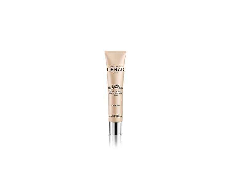 Lierac Teint Perfect Skin Perfecting Illuminating Foundation SPF20 30ml - Colour: 01 Light Beige