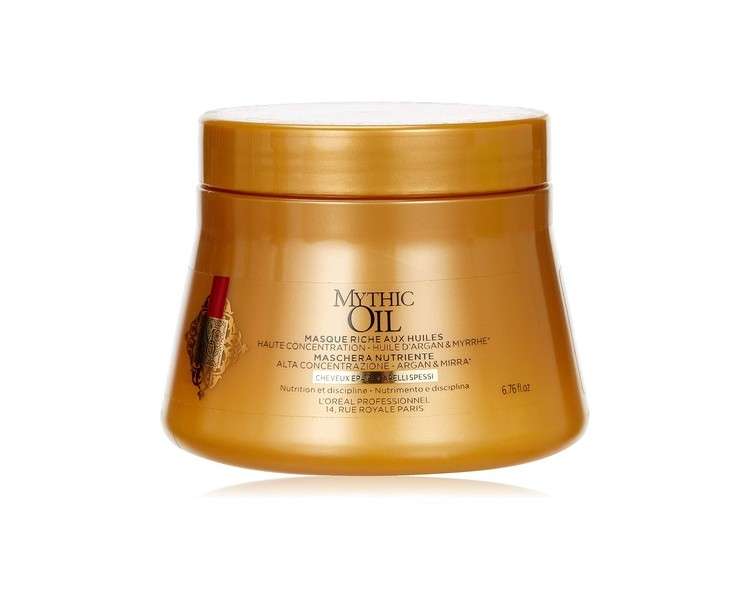 L'Oréal Mythic Oil Mask with Argan Oil for Thick Hair 200ml