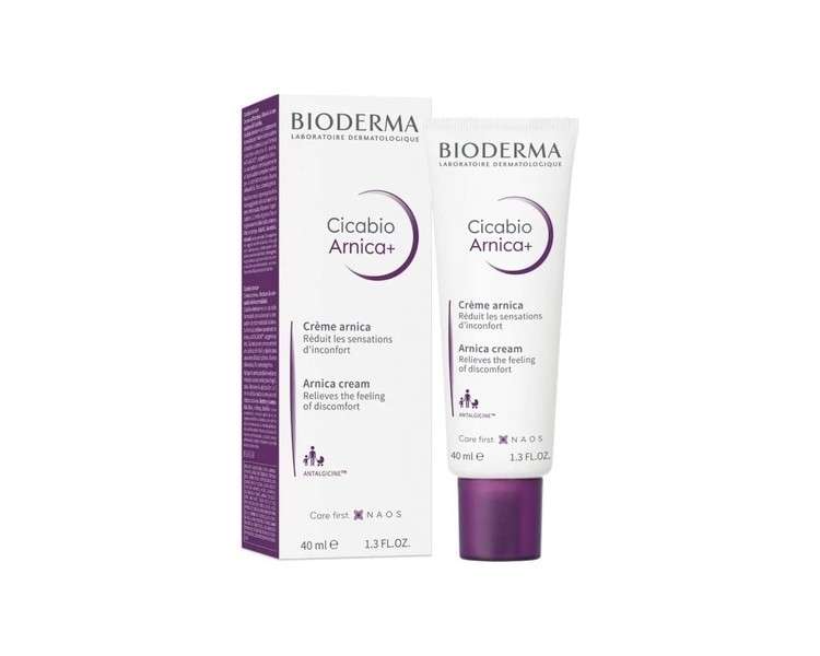 Bioderma Cicabio Arnica+ Cream Bruises Knocks Bumps 40ml