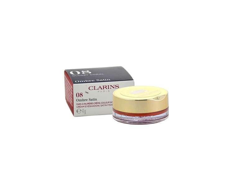 Clarins Satin Cream Eyeshadow 08 Glossy Coral 4g