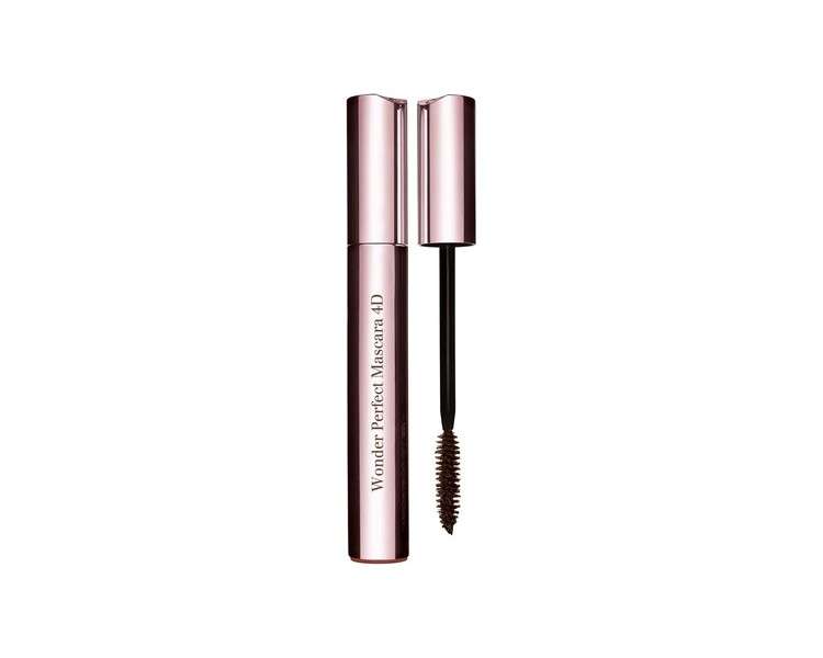 Clarins Ladies Wonder Perfect Mascara 4D 0.2oz  02 Perfect Brown Makeup