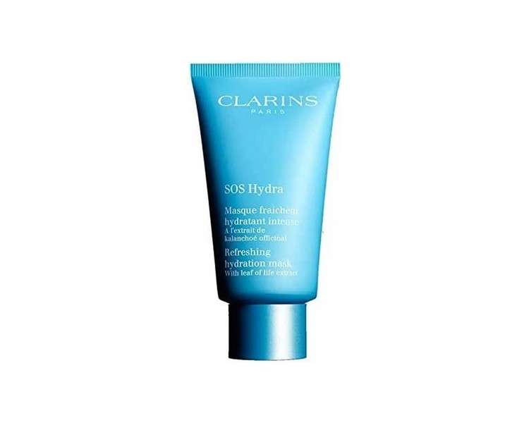 Clarins Unisex SOS Hydra Refreshing Hydration Mask 75ml