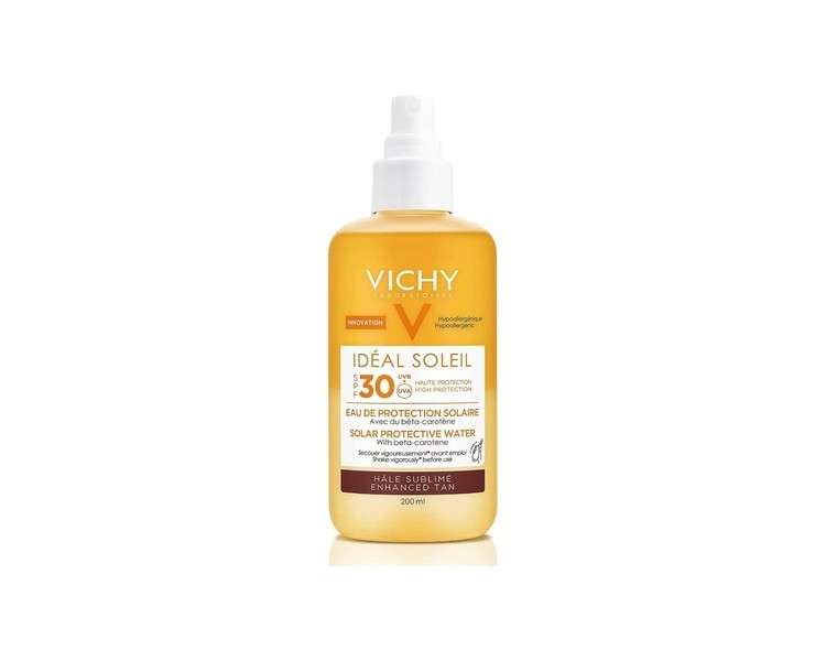 Vichy Ideal Soleil Solar Protective Water Enhanced Tan Spf30 200ml