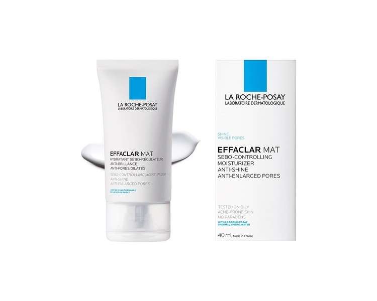 La Roche-Posay Effaclar Mat Mattifying Face Care Moisturizer For Oily Skin 40ml