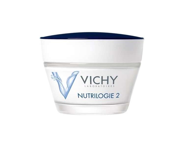 Vichy Nutrilogie 2 Moisturising Facial Cream for Dry Skin 50ml