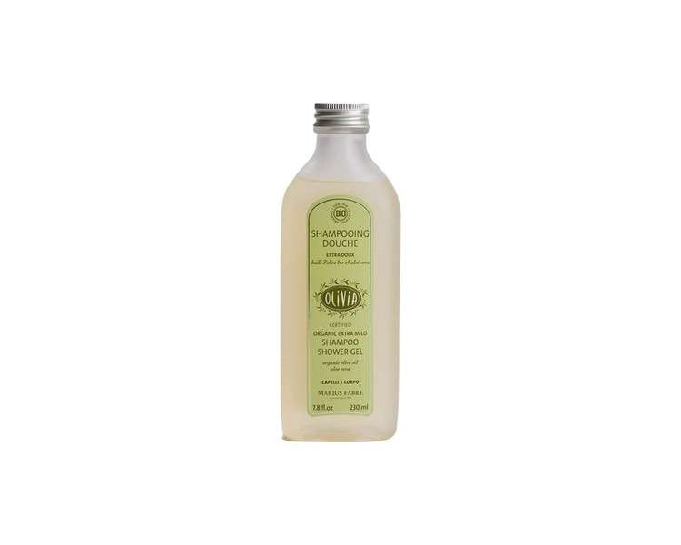 Marius Fabre Certified Organic Extra Mild Shampoo & Shower Gel Olive Oil 230ml 7.8 fl oz