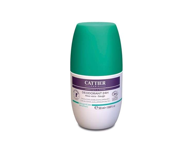 Cattier Aloe Vera Roll-On Deodorant without Aluminium Salts 50ml