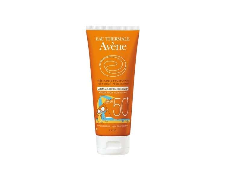 Avene Cream Very High Protection Lotion Spf 50+ For Sensitive Skin Of Children 100ml