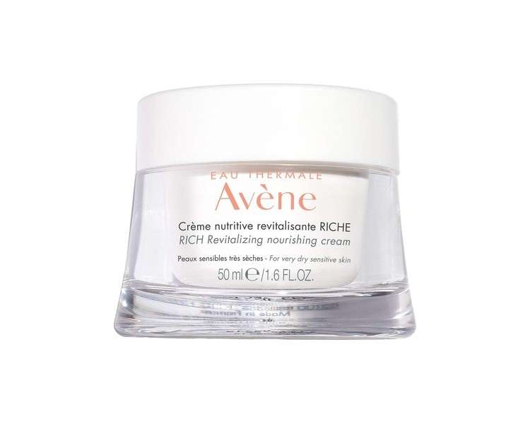 Avene Eau Thermale Rich Revitalizing Nourishing Cream 50ml for Very Dry Sensitive Skin