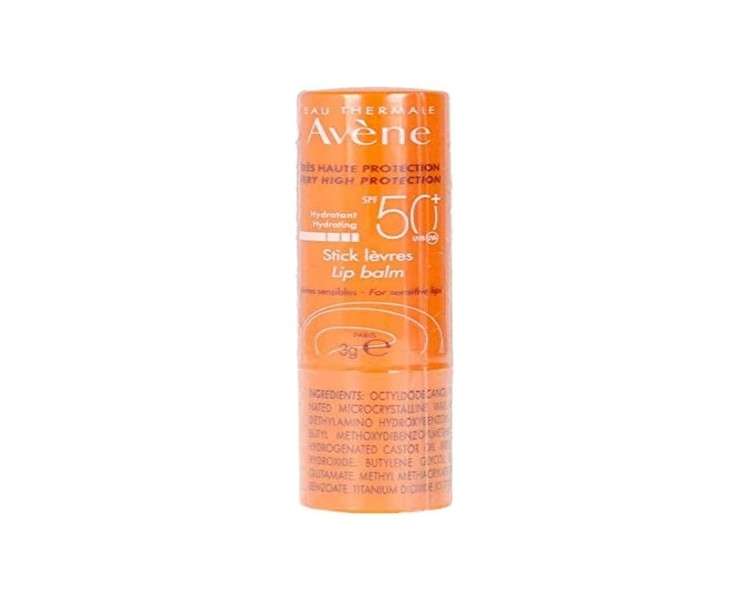 Sun Protection Lip Balm Avene SPF 50+ 3g