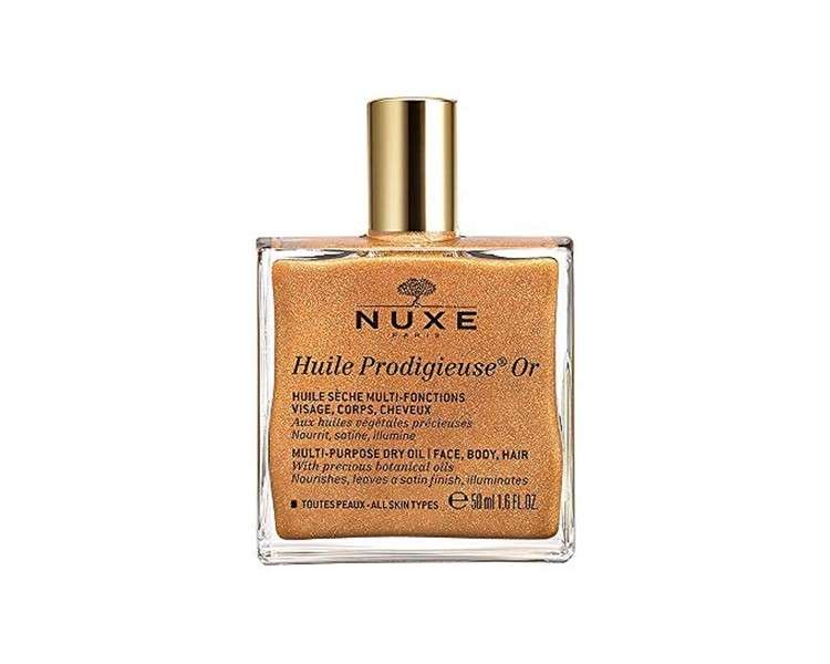 Nuxe Huile Prodigieuse Golden Shimmer Face and Body Oil 50ml