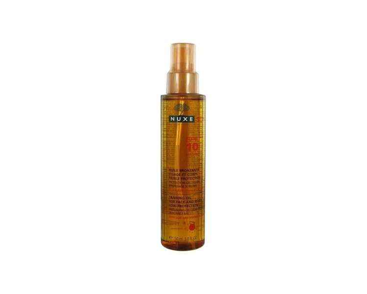 Nuxe Sun Tanning Sun Oil Face and Body SPF10 150ml