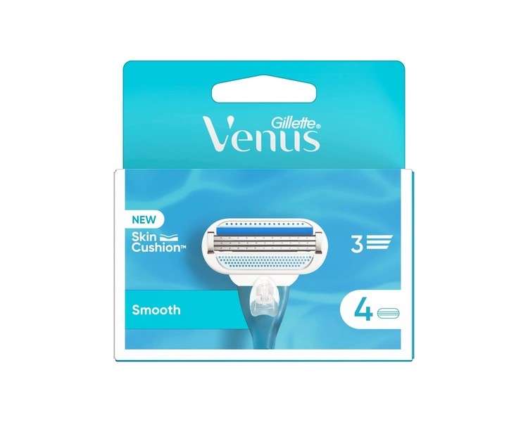 Gillette Venus Smooth Razor Blade Refills 4