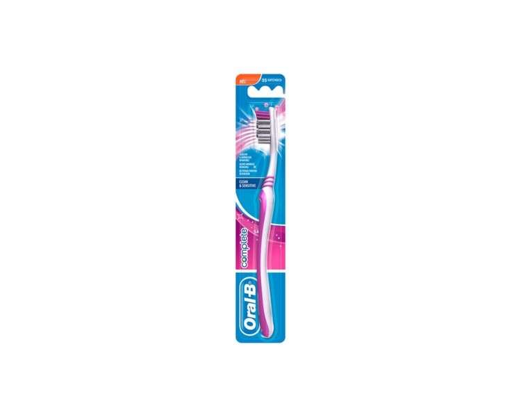 Oral-B Complete Clean & Sensitive Toothbrushes 35 Soft purple, White