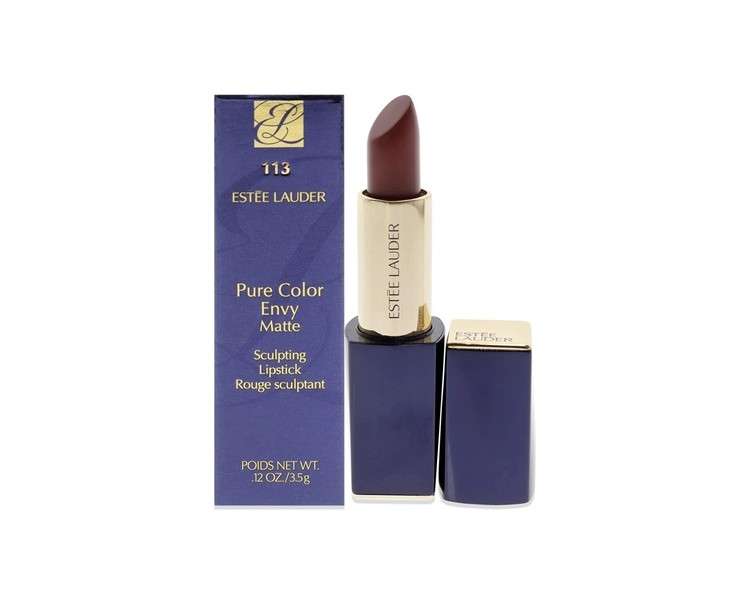 Estee Lauder Pure Color Envy Matte Sculpting Lipstick 113 Raw Edge 0.12oz