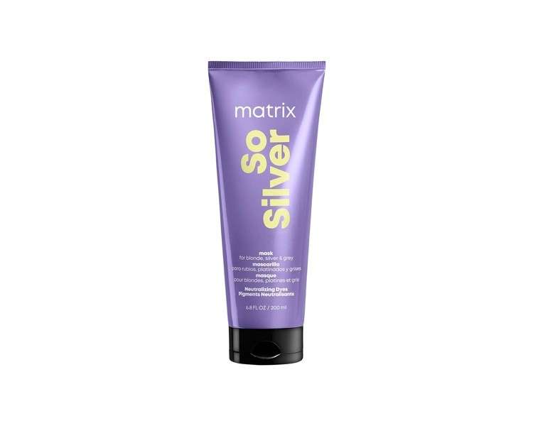 Matrix So Silver Hair Mask for Blondes, Greys and Silvers 200ml