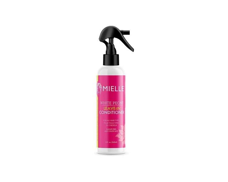 Mielle Organics White Peony Sulfate-Free Leave-In Conditioner 8 Ounces