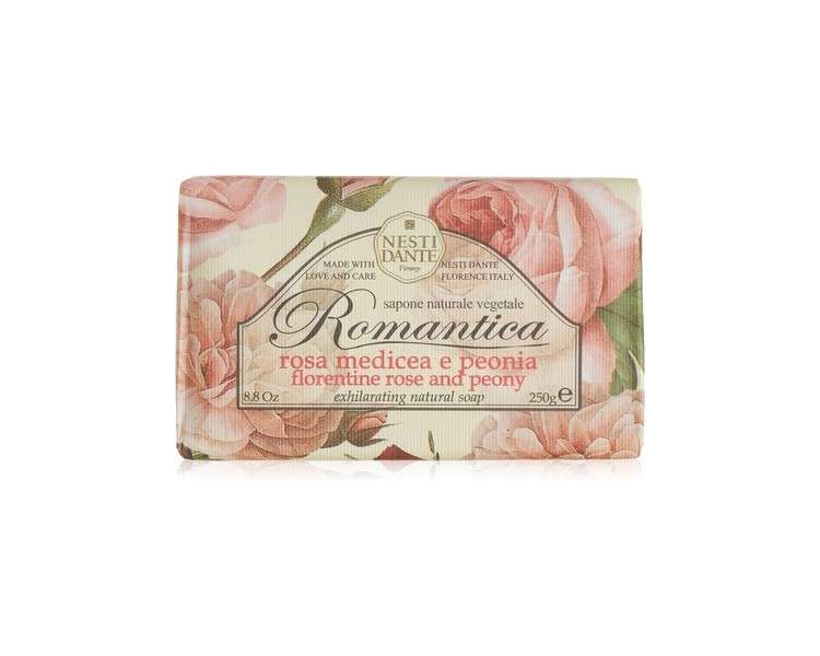 Nesti Dante ROMANTICA Rose & Peony Soap 250g