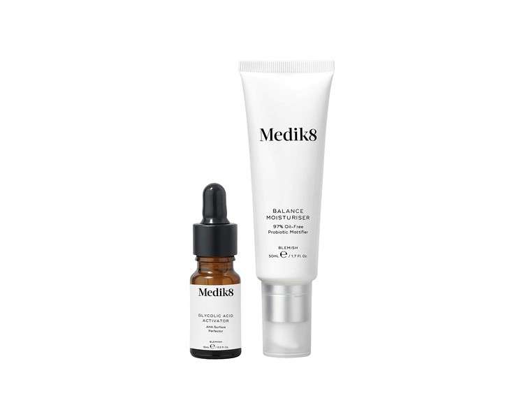 Medik8 Balance Moisturiser with Glycolic Acid Activator 60ml