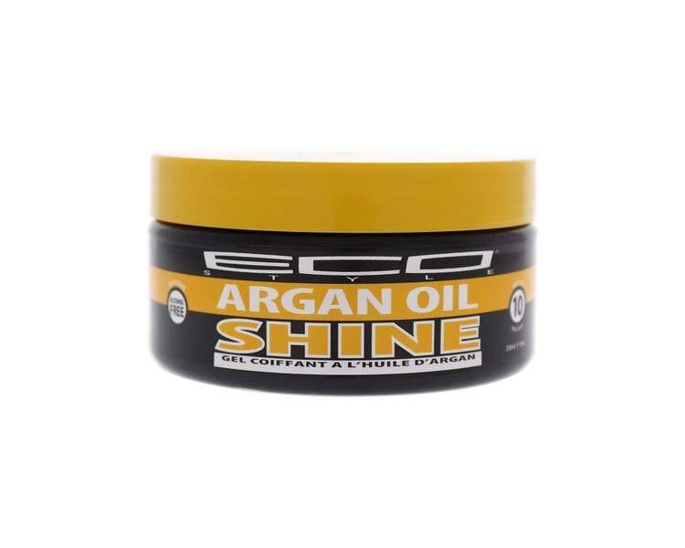 ECOCO Eco Shine Gel with Argan Oil Conditions and Adds Brilliant Shine 236ml/8oz