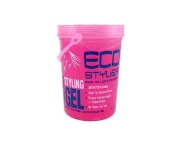 ECOCO Eco Style Gel Curl and Wave Firm Hold with UV Protection 80 fl. oz./2360 ml