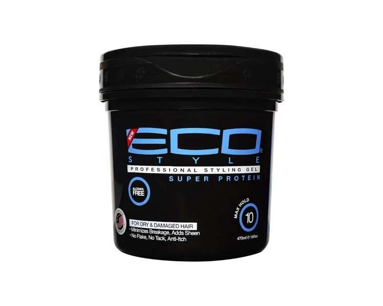 Eco Styler Super Protein Styling Gel 473ml - Black