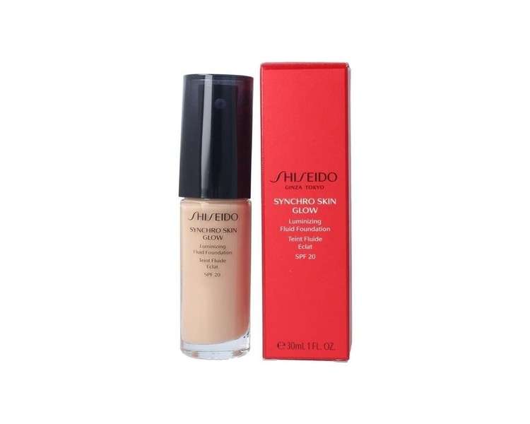 Shiseido Synchro Skin Glow Neutral 3 Fluid Foundation 30ml